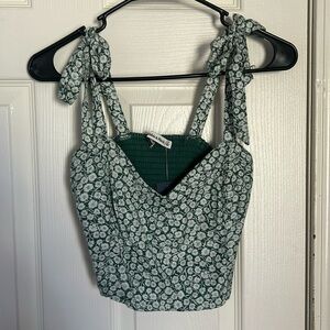 Abercrombie tie strap top